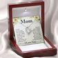 Mom - I know it's not easy - Forever Love Necklace