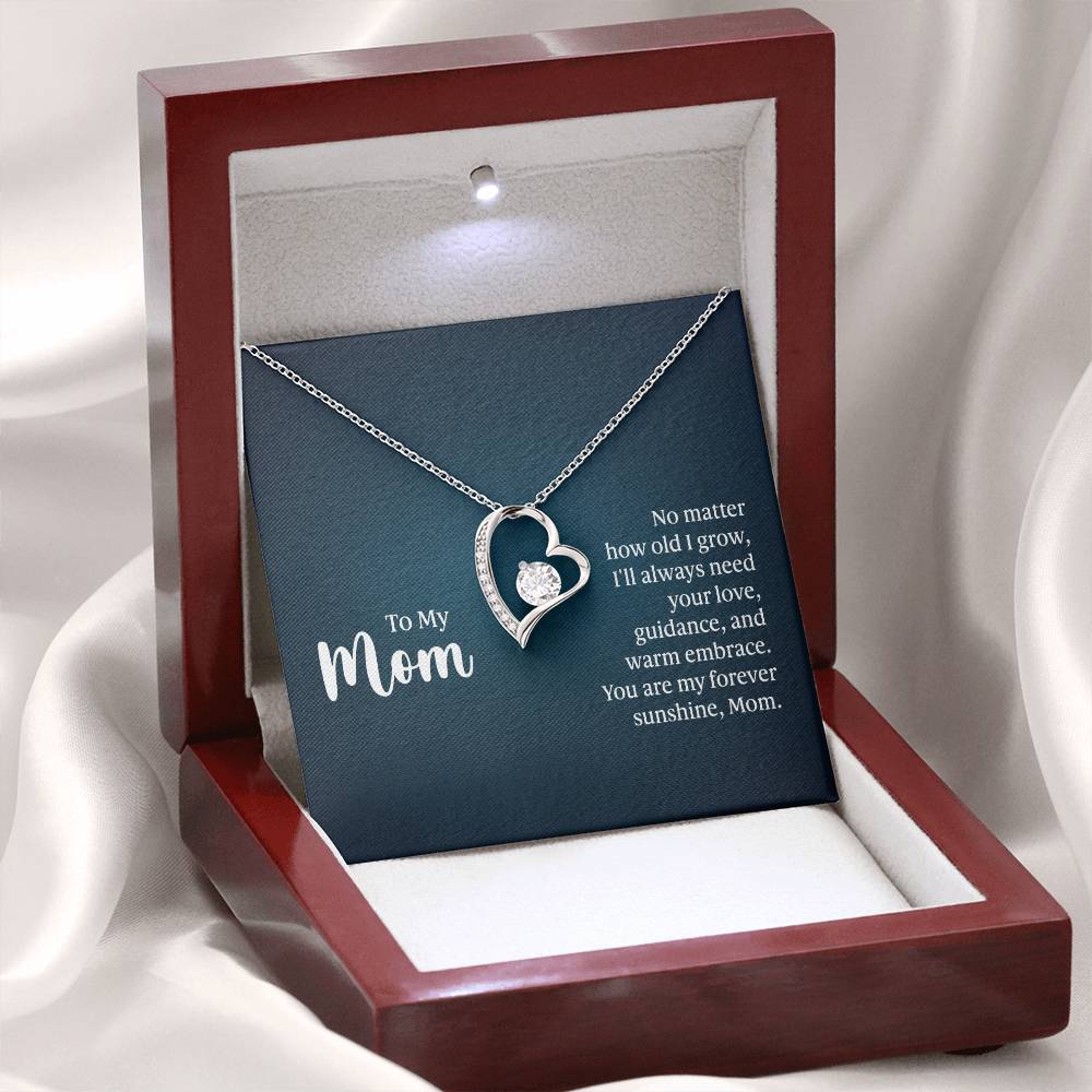 To My Mom - No matter how old - Forever Love Necklace