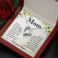 Mom - I know it's not easy - Forever Love Necklace