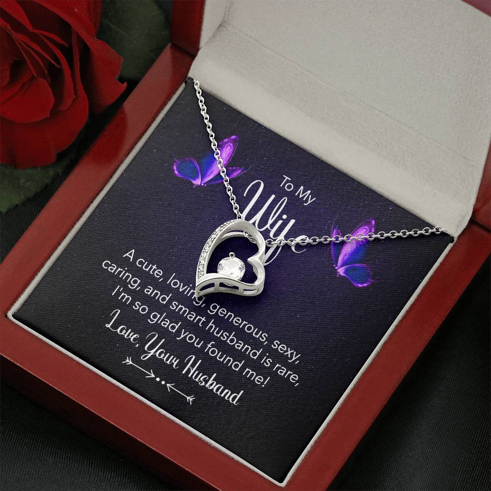 To my wife - A cute, loving - Forever Love Necklace