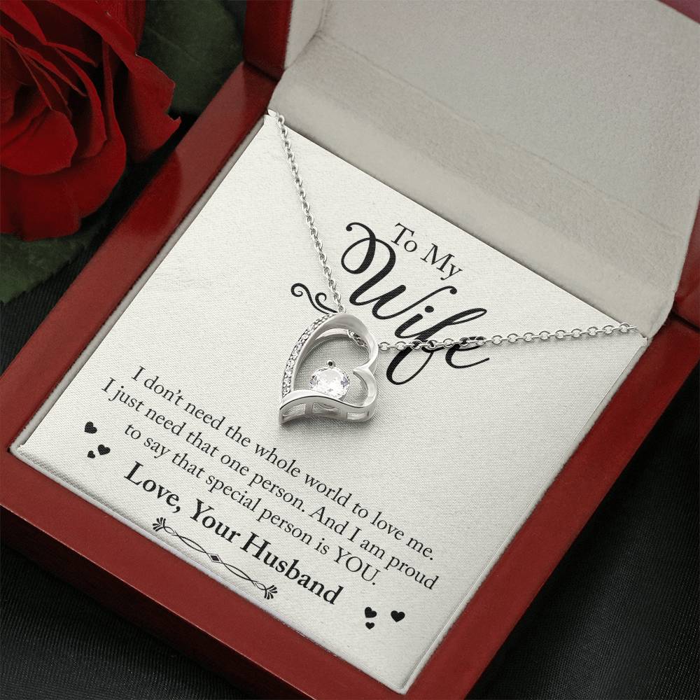 To My WIfe - Forever Love Necklace