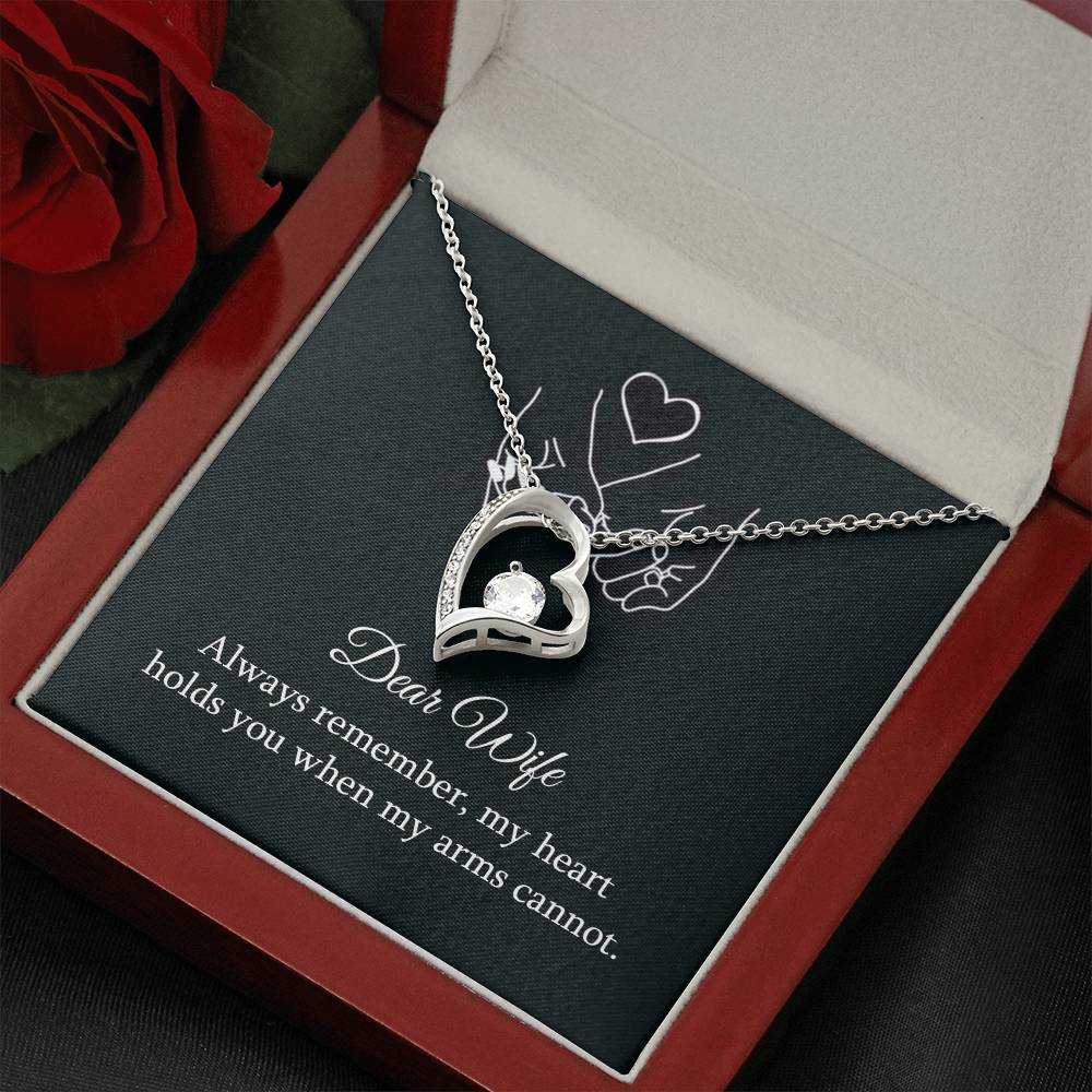 Dear Wife - Always Remember - Forever Love Necklace