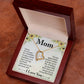 Mom - I know it's not easy - Forever Love Necklace
