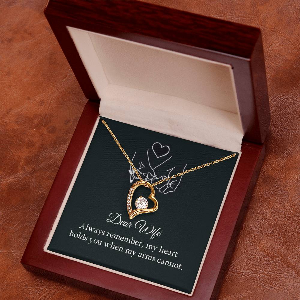 Dear Wife - Always Remember - Forever Love Necklace