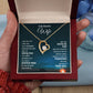 To my beautiful wife - I ask that the lord help us - Forever Love Necklace