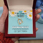 To my gorgeous wife- As Soon As I - Forever Love Necklace