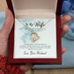 To my wife - I choose you - Forever Love Necklace