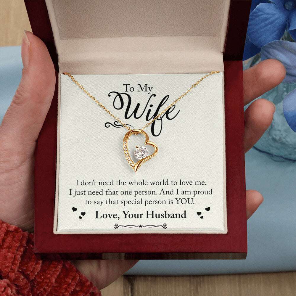 To My WIfe - Forever Love Necklace