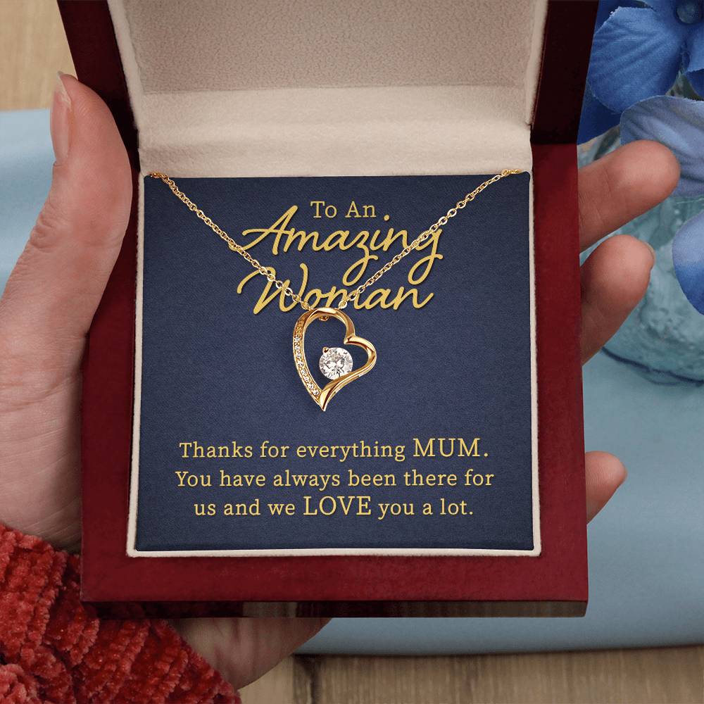 To An Amazing Woman - Forever Love Necklace