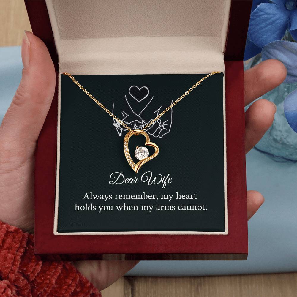 Dear Wife - Always Remember - Forever Love Necklace