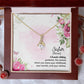 Sister - A female sibling - Alluring Beauty Necklace