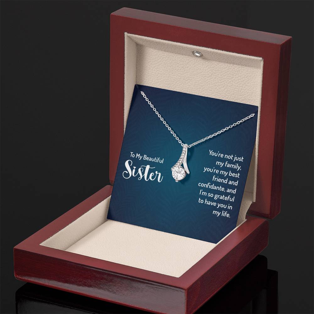 To my beautiful sister - Alluring Beauty Necklace