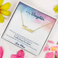 To My Daughter - When it’s too hard - Custom Name Necklace