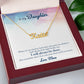 To My Daughter - When it’s too hard - Custom Name Necklace