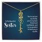 To My Beautiful Sister - Flower Name Necklace