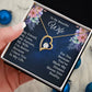 To My beautiful wife - My friend - Forever Love Necklace