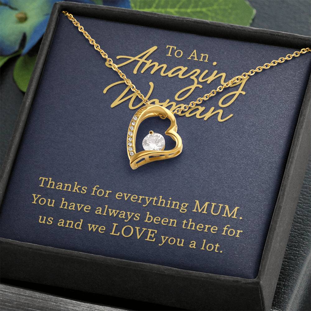 To An Amazing Woman - Forever Love Necklace