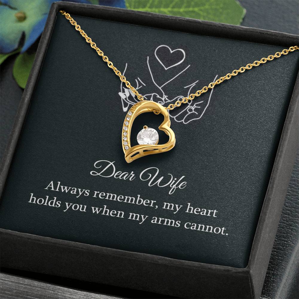 Dear Wife - Always Remember - Forever Love Necklace